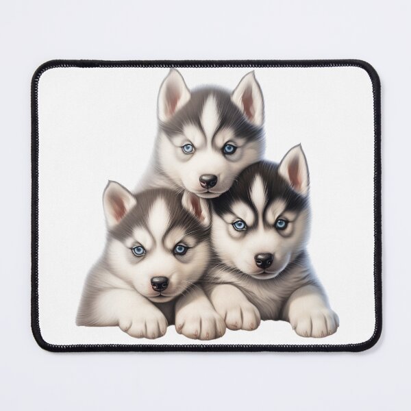 Item preview, Husky dogs trio designed and sold by Plotterzebra.