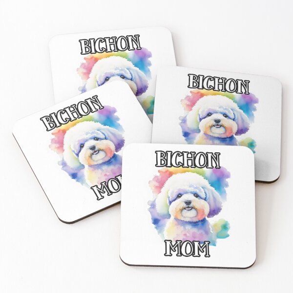 Item preview, Colorful Bichon: Proud Bichon Mom designed and sold by MillennialVibe.