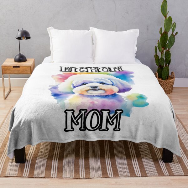 Item preview, Colorful Bichon: Proud Bichon Mom designed and sold by MillennialVibe.
