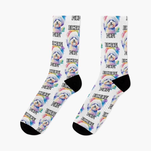 Item preview, Colorful Bichon: Proud Bichon Mom designed and sold by MillennialVibe.