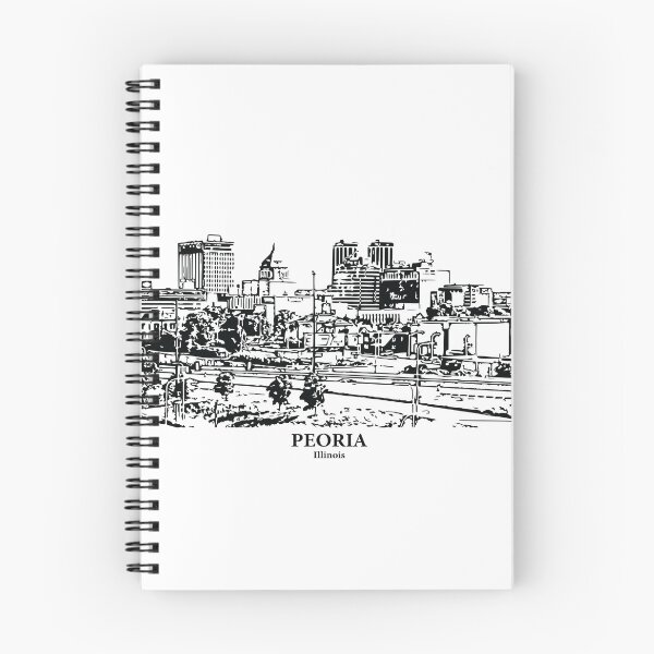Item preview, Peoria - Illinois designed and sold by Lakeric Cityscapes.