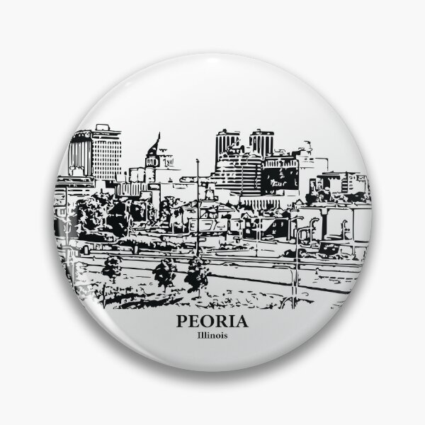 Item preview, Peoria - Illinois designed and sold by Lakeric Cityscapes.