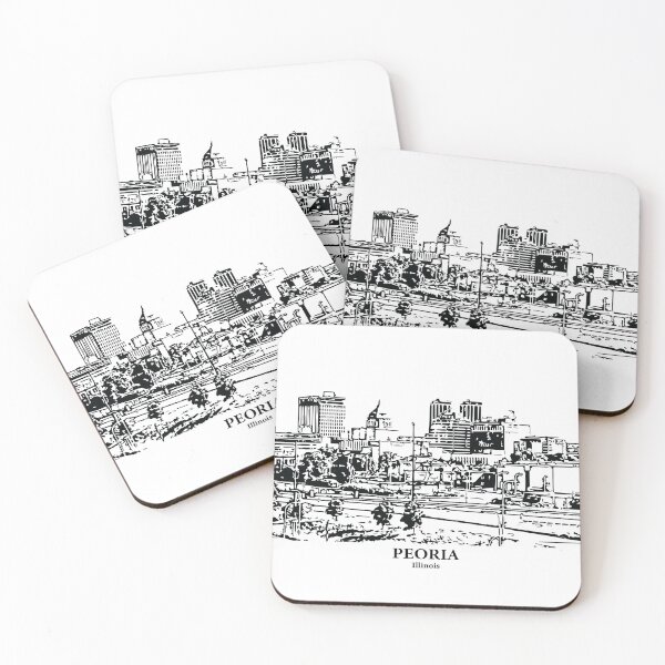 Item preview, Peoria - Illinois designed and sold by Lakeric Cityscapes.