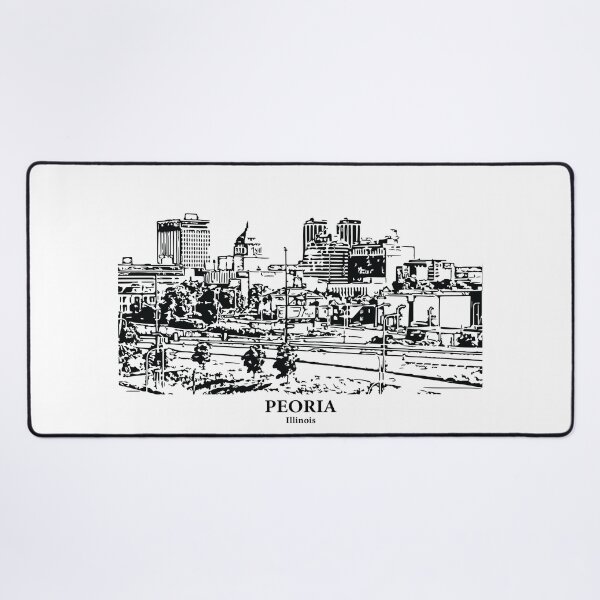 Item preview, Peoria - Illinois designed and sold by Lakeric Cityscapes.