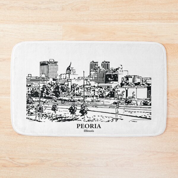 Item preview, Peoria - Illinois designed and sold by Lakeric Cityscapes.