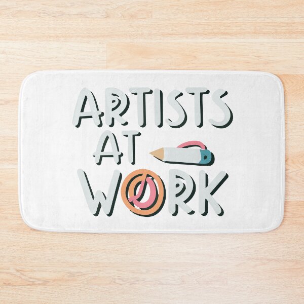 Item preview, Artists at Work Chalkboard Classroom Sticker designed and sold by NiftyWrx.