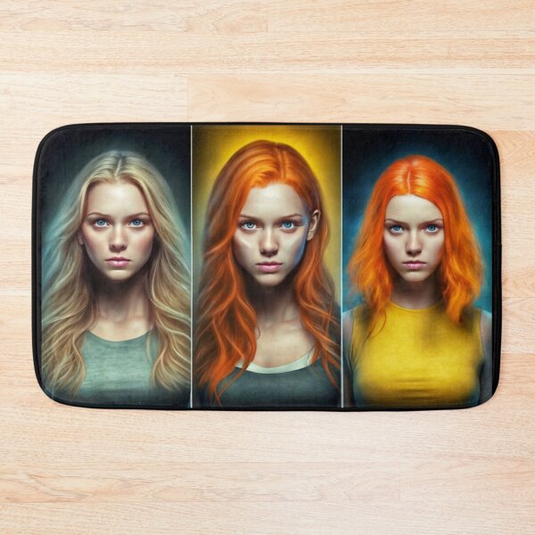 Item preview, female triptych designed and sold by KolorowySwiata.