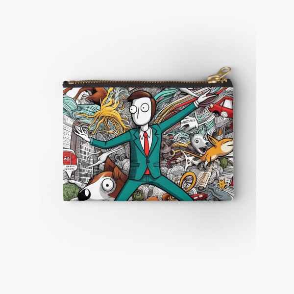 Item preview, Eclectic Encounter Surreal Portrait with Diverse Objects designed and sold by iwcus.
