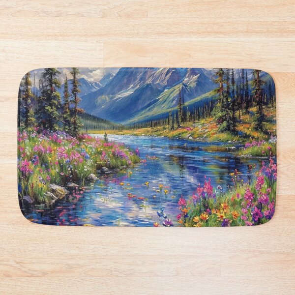 Item preview, Flowered Lake 4 designed and sold by Dawn van Doorn.