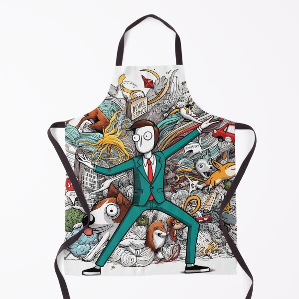 Item preview, Eclectic Encounter Surreal Portrait with Diverse Objects designed and sold by iwcus.