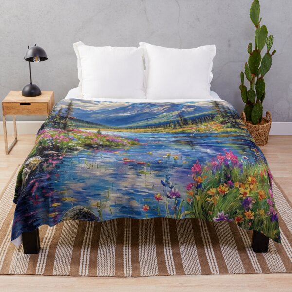 Item preview, Flowered Lake 4 designed and sold by Dawn van Doorn.