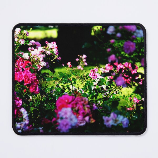 Item preview, Pink Roses on the Green Meadow Grassland designed and sold by pyzap.