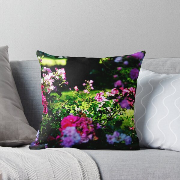 Item preview, Pink Roses on the Green Meadow Grassland designed and sold by pyzap.