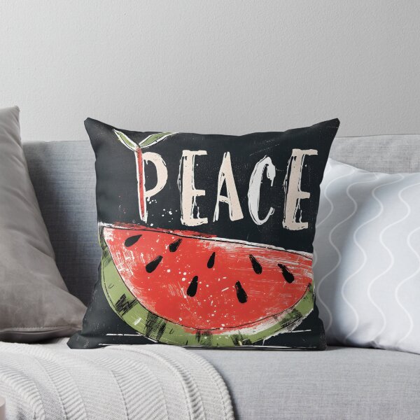 Item preview, Embark on a Neo-Expressionist Symphony: Where Watermelon Dreams Converge with Artistic Vision in the Pursuit of Peace- الحرية السلام الامل designed and sold by FUNqoosh.