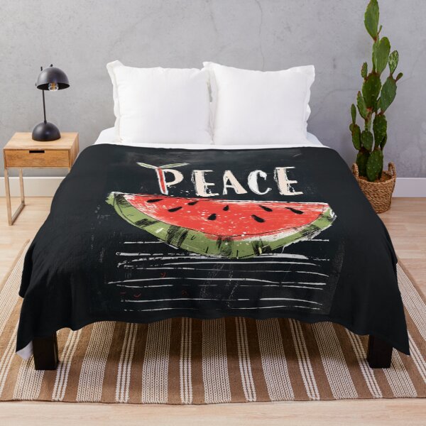 Item preview, Embark on a Neo-Expressionist Symphony: Where Watermelon Dreams Converge with Artistic Vision in the Pursuit of Peace- الحرية السلام الامل designed and sold by FUNqoosh.
