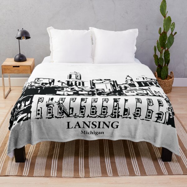Item preview, Lansing - Michigan designed and sold by Lakeric Cityscapes.