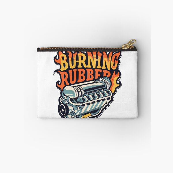 Item preview, Burning Rubber Vintage Hot Rod Engine Design designed and sold by NiftyWrx.