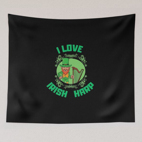 Item preview, I Love Irish Harp designed and sold by FunnyThings1.