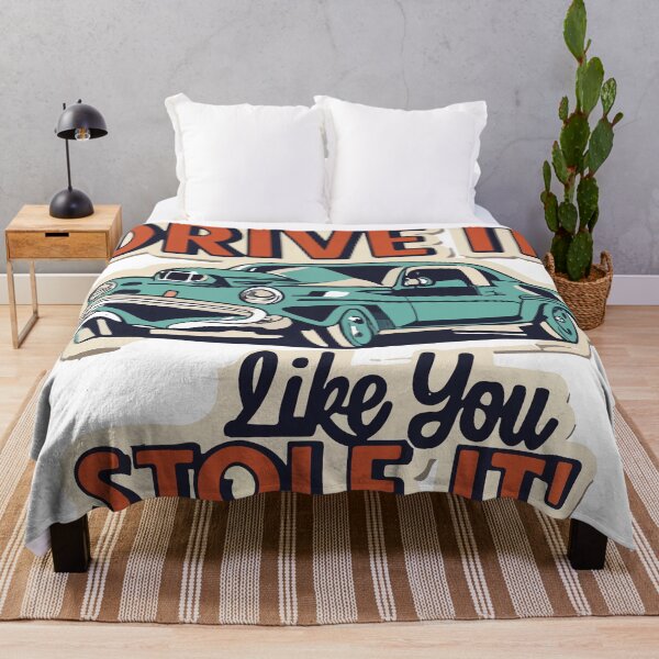 Item preview, Retro Sunglasses & Hot Rod 'Drive It Like You Stole It' Design designed and sold by NiftyWrx.