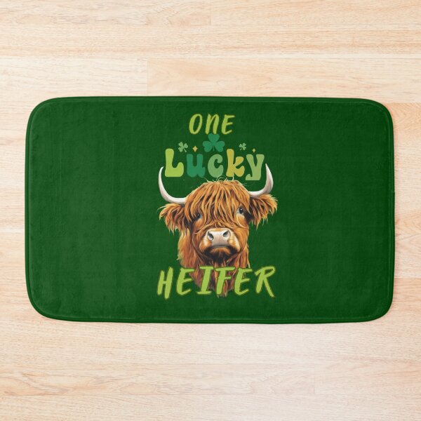 Item preview, St patrick Highland cow designed and sold by MilkyForest.