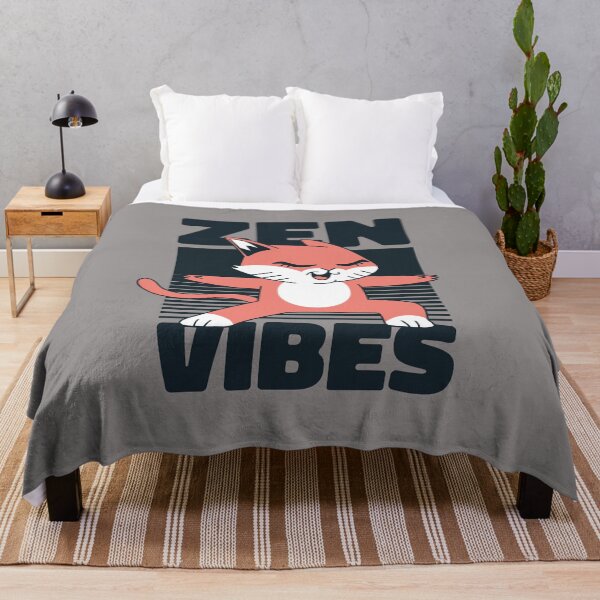 Item preview, Cat adopting Zen Attitude and Good Vibes. designed and sold by cristina1001.