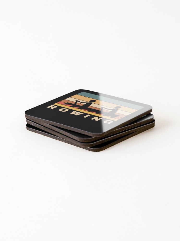 Thumbnail 4 of 5, Coasters (Set of 4), Rowing Rowing boat Rowing Rowing designed and sold by mooon85.