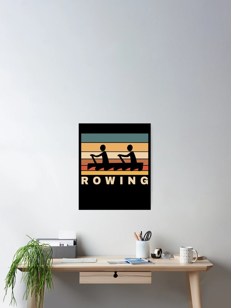 Thumbnail 2 of 3, Poster, Rowing Rowing boat Rowing Rowing designed and sold by MooonTees.