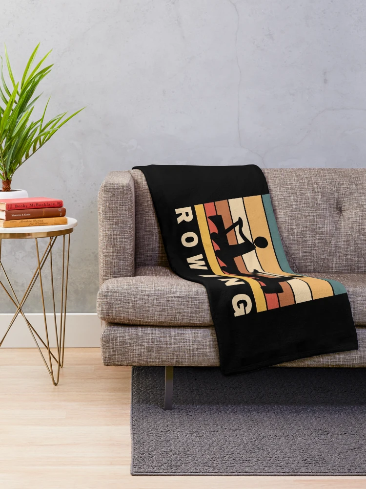 Thumbnail 2 of 6, Throw Blanket, Rowing Rowing boat Rowing Rowing designed and sold by MooonTees.