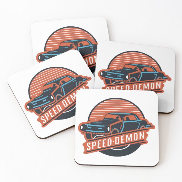 Item preview, Speed Demon - Minimalist Hot Rod Silhouette designed and sold by NiftyWrx.