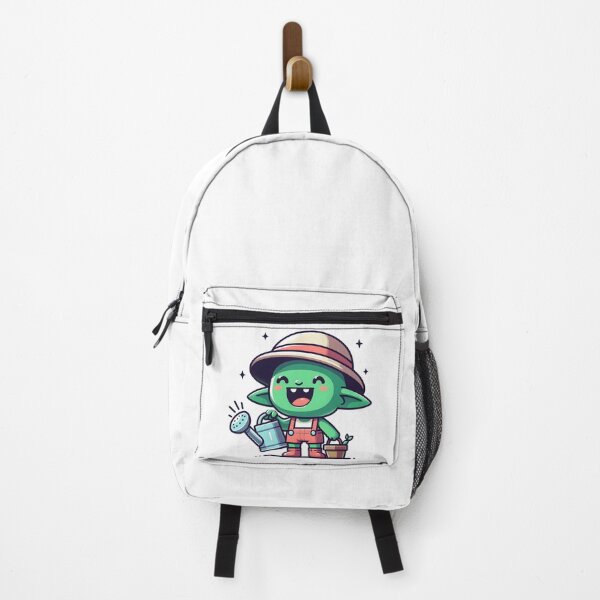 Item preview, Kawaii Grinning Goblin With Wearing A Sun Hat designed and sold by CanvasCutie.