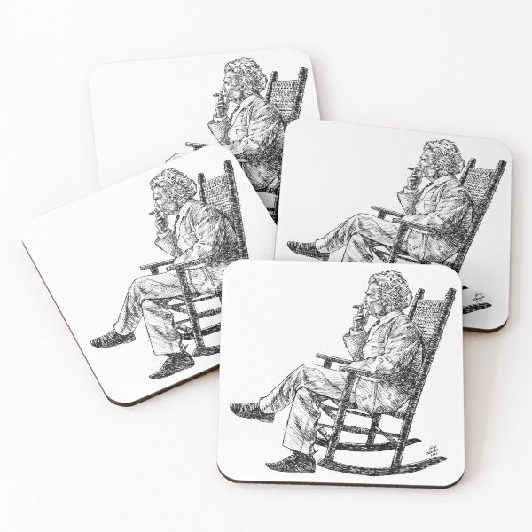 Item preview, MARK TWAIN - ink portrait .6 designed and sold by lautir.