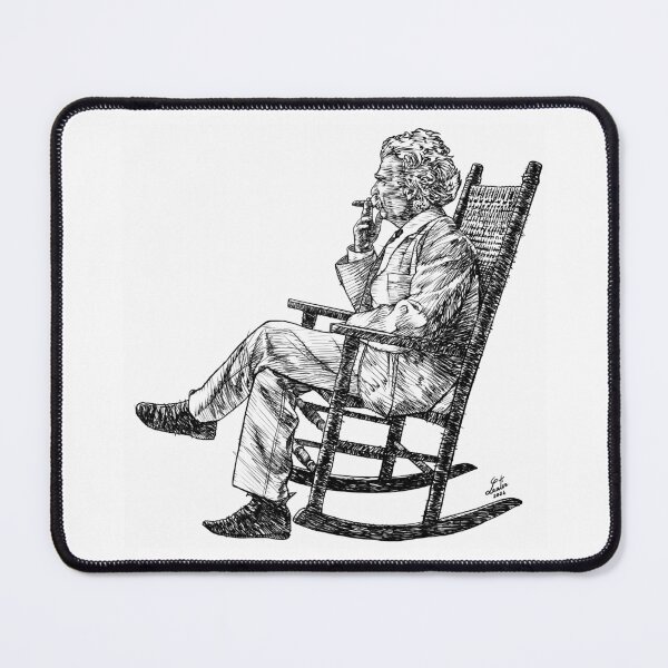 Item preview, MARK TWAIN - ink portrait .6 designed and sold by lautir.