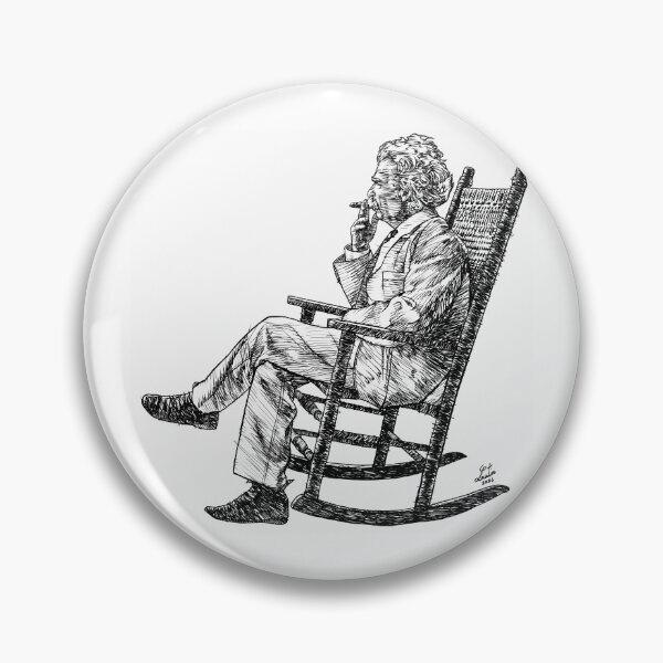Item preview, MARK TWAIN - ink portrait .6 designed and sold by lautir.