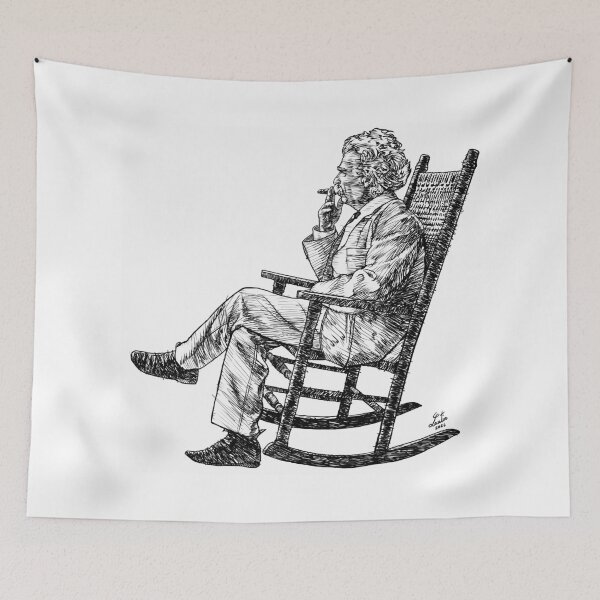 Item preview, MARK TWAIN - ink portrait .6 designed and sold by lautir.