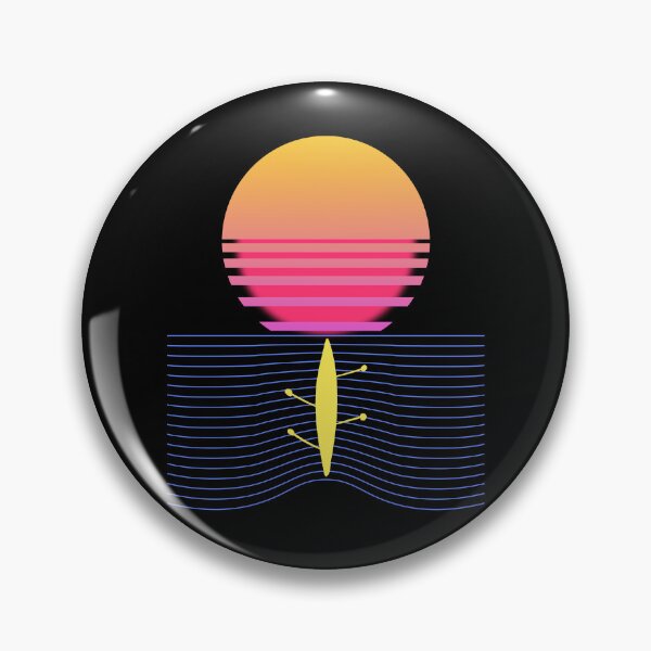 Item preview, Rowing Retro Sunset Rowing boat Rowing designed and sold by MooonTees.