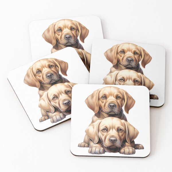 Item preview, Rhodesian Ridgeback puppy duo designed and sold by Plotterzebra.