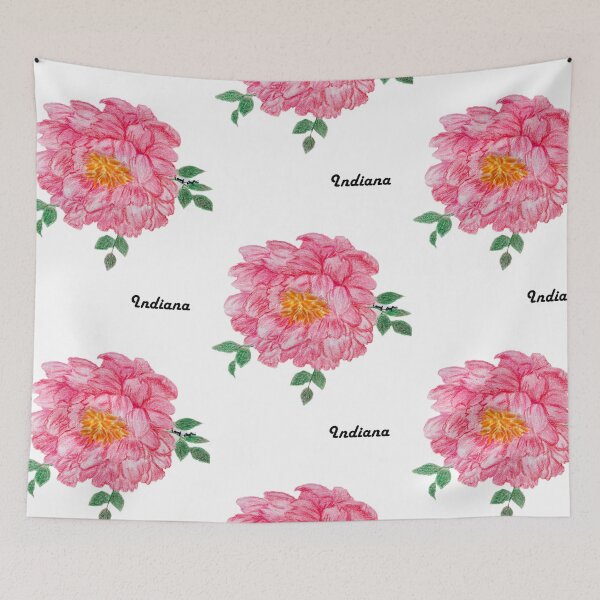 Item preview, 50 States 50 flowers; Indiana designed and sold by sandrahlee.