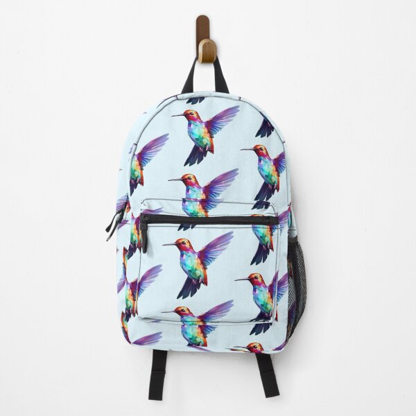 Item preview, Rainbow Geometric Hummingbird designed and sold by Weirdanya.