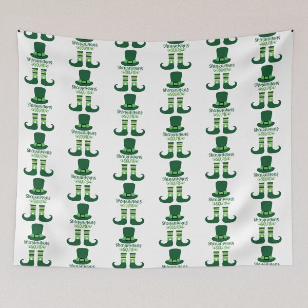 Item preview, Shenanigans Squad, Lucky Green Shamrock,St Patricks Day designed and sold by BotunPeony.