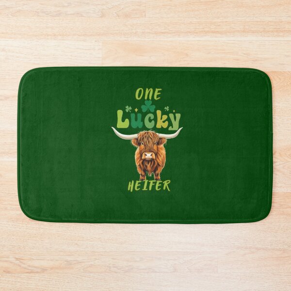 Item preview, St patrick Highland cow designed and sold by MilkyForest.