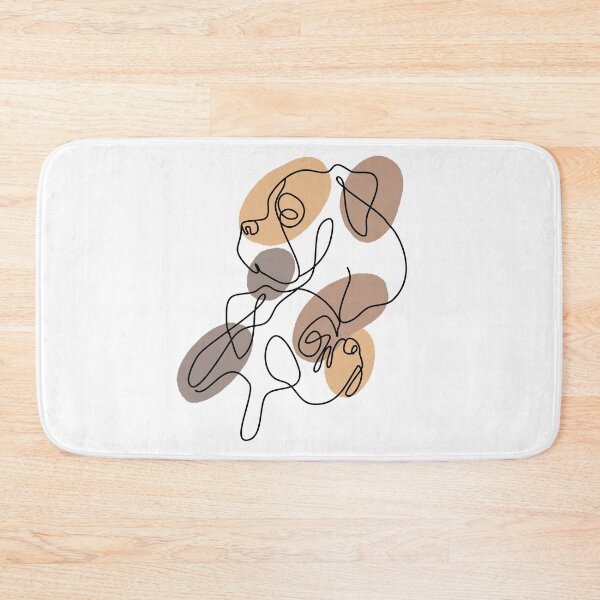 Item preview, BOXER one line art designed and sold by hemp3x.