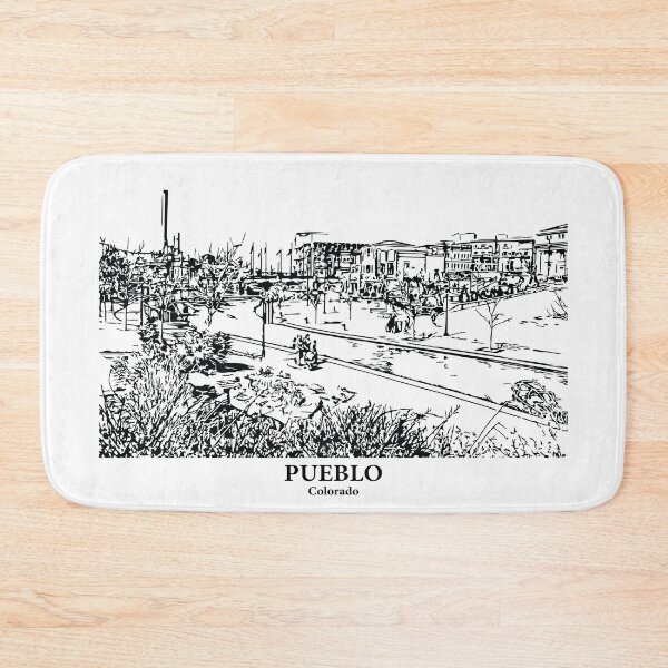 Item preview, Pueblo - Colorado designed and sold by Lakeric Cityscapes.