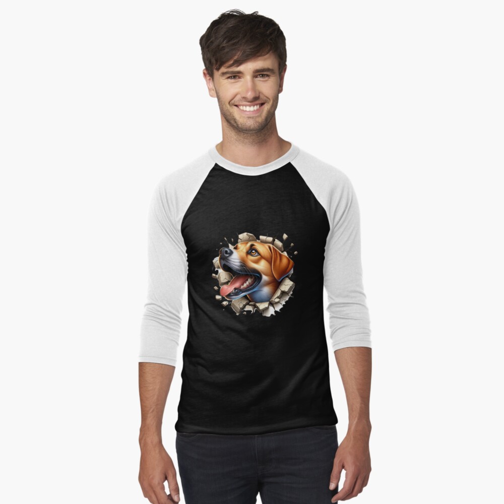 Item preview, Baseball ¾ Sleeve T-Shirt designed and sold by nncreator.