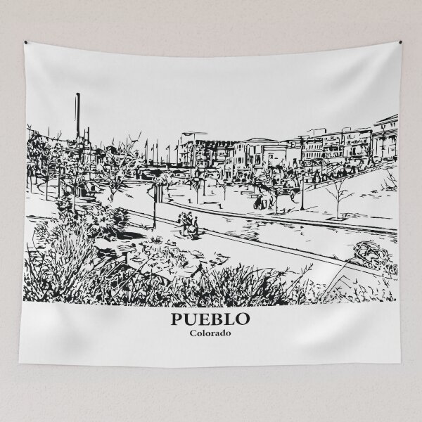 Item preview, Pueblo - Colorado designed and sold by Lakeric Cityscapes.