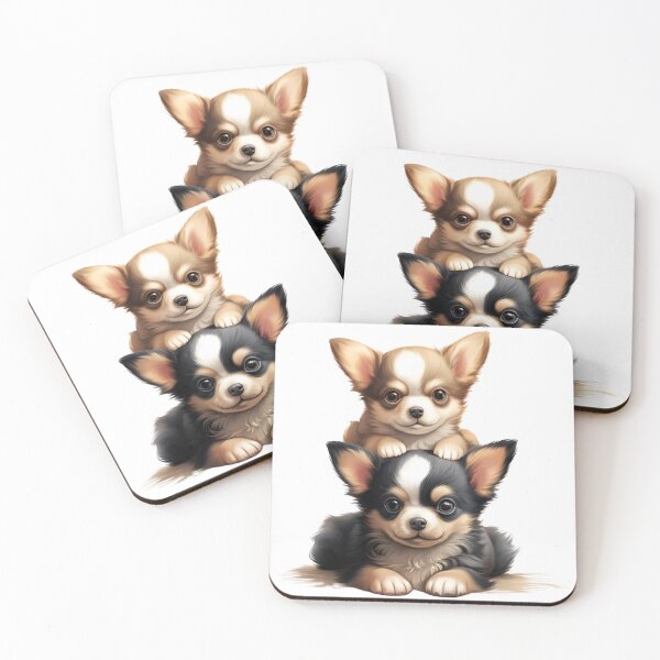 Item preview, Chihuahua duo puppies designed and sold by Plotterzebra.