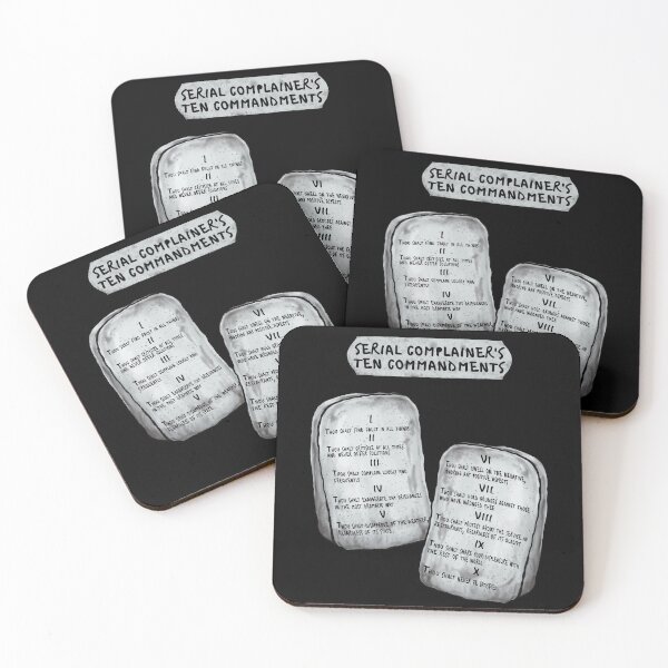 Item preview, Serial Complainer's 10 Commandments designed and sold by Scrabbly Doodles.