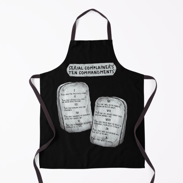 Item preview, Serial Complainer's 10 Commandments designed and sold by Scrabbly Doodles.