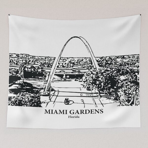 Item preview, Miami Gardens - Florida designed and sold by Lakeric Cityscapes.