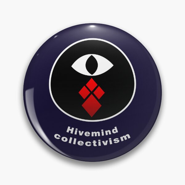 Item preview, Hivemind Collectivism Polcompball designed and sold by NaNaSpaceStore.
