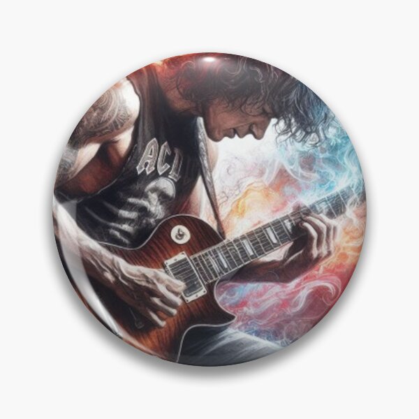 Item preview, “Electric Harmonies: The Guitarist and his Bewitching Riffs” designed and sold by CHRIST5000.